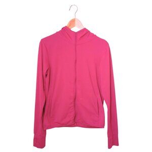 UNIQLO Women’s Hooded Full-Zip Jacket – Lightweight UV Cut Dry Hoodie, Size M, P